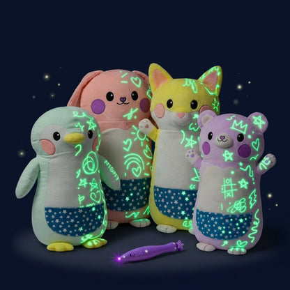 Moonscribble™ Glow-in-the-Dark Plush with Light Pen